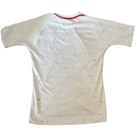 England Rugby Shirt 2018/2019 Canterbury Vapour Dri White Size Medium - Picture 8 of 11